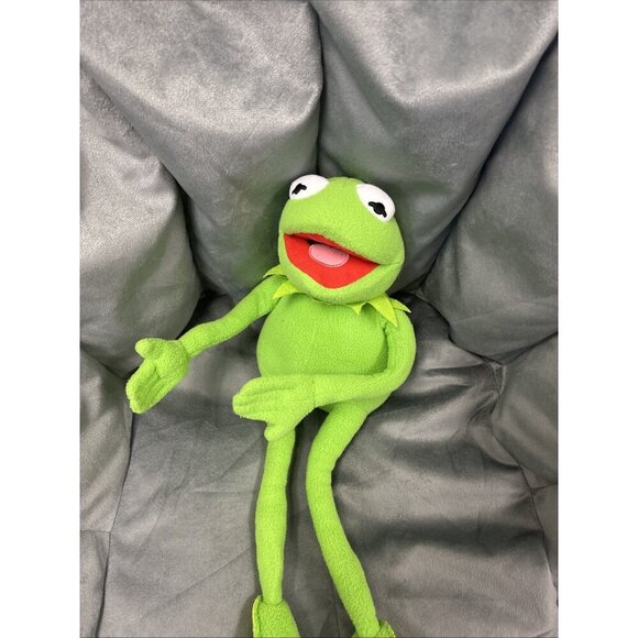 DISNEY JUST PLAY MUPPETS KERMIT THE FROG POSEABLE BENDABLE PLUSH 19 - Picture 2 of 4